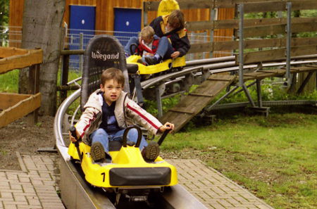 Die Sommerrodelbahn Harz-Bob in Thale